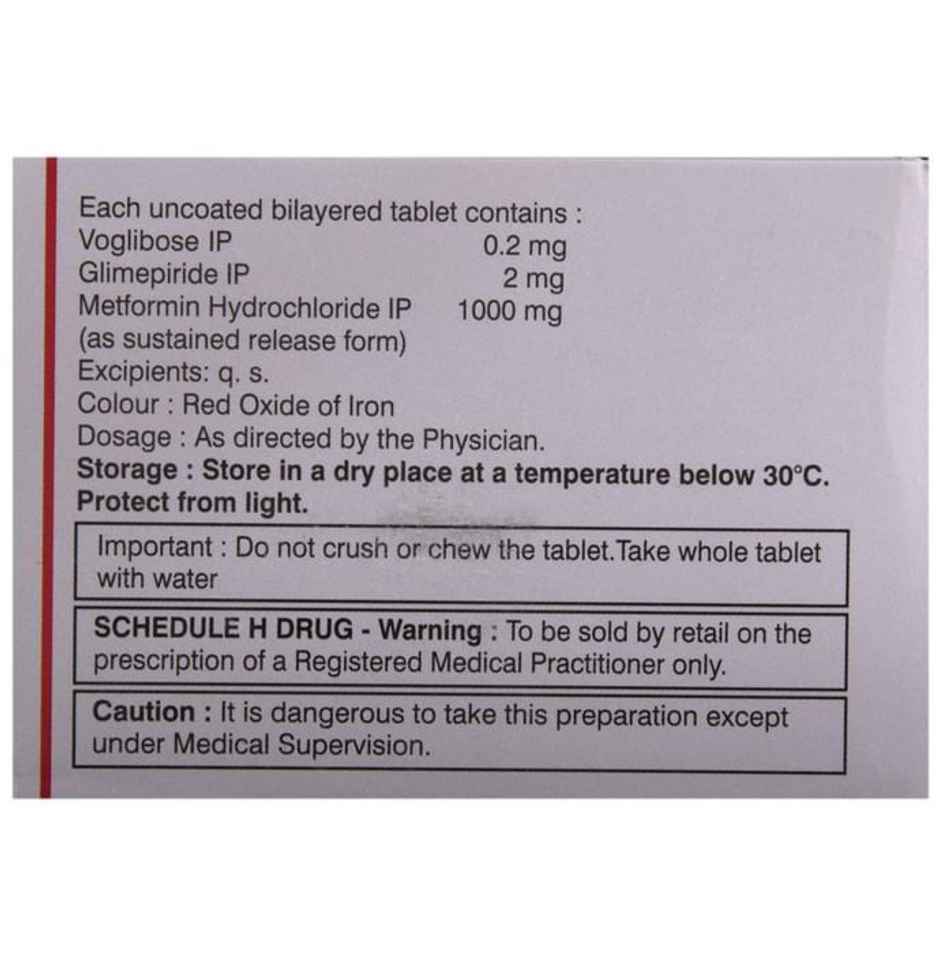 Glycomet Trio Forte 2 Tablet