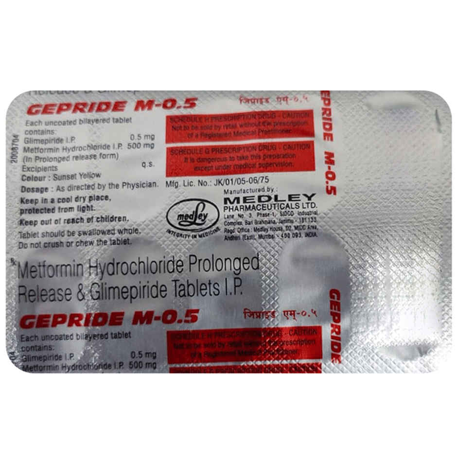 Gepride M-0.5 Tablet PR