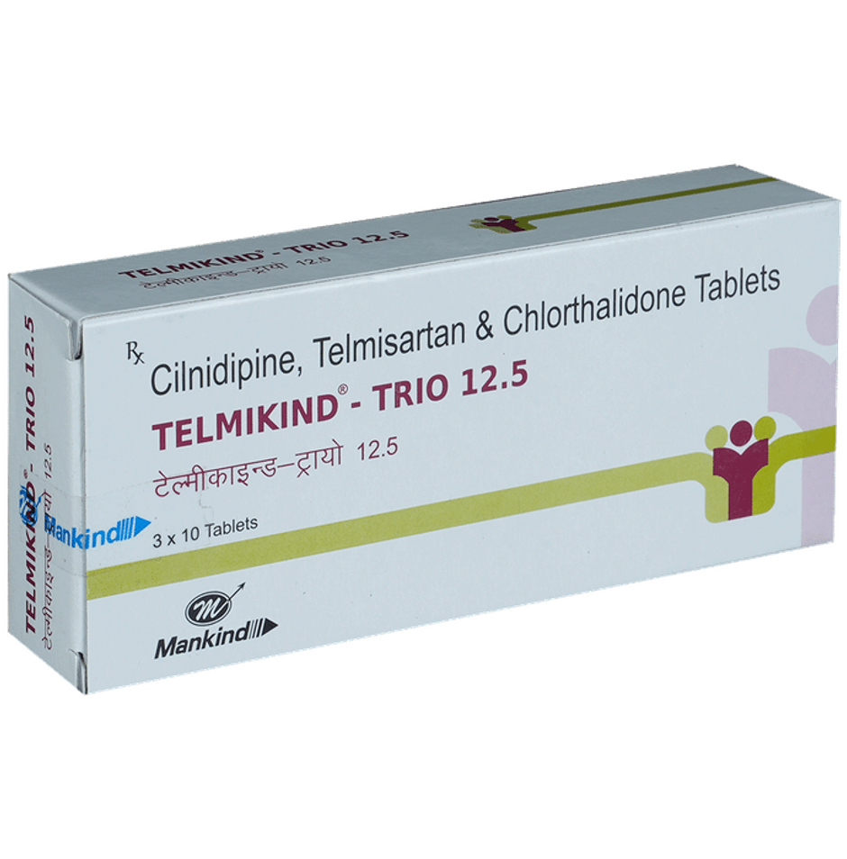 Telmikind-Trio 12.5 Tablet