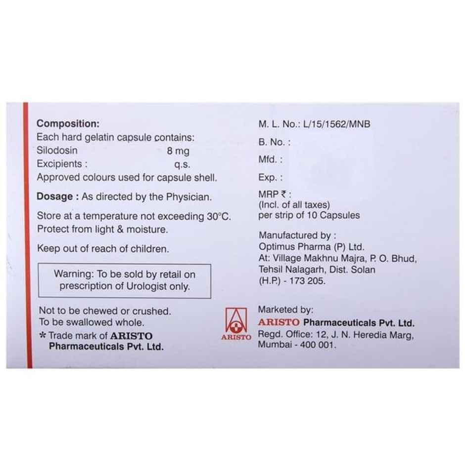 Prostagard 8 Capsule
