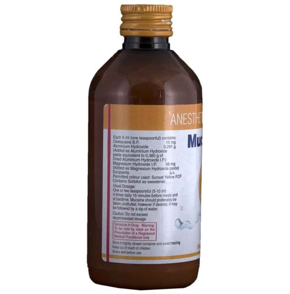 Mucaine Orange Flavour Sugar Free Gel