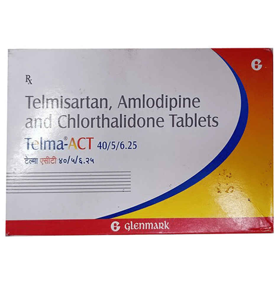 Telma-ACT 40/5/6.25 Tablet