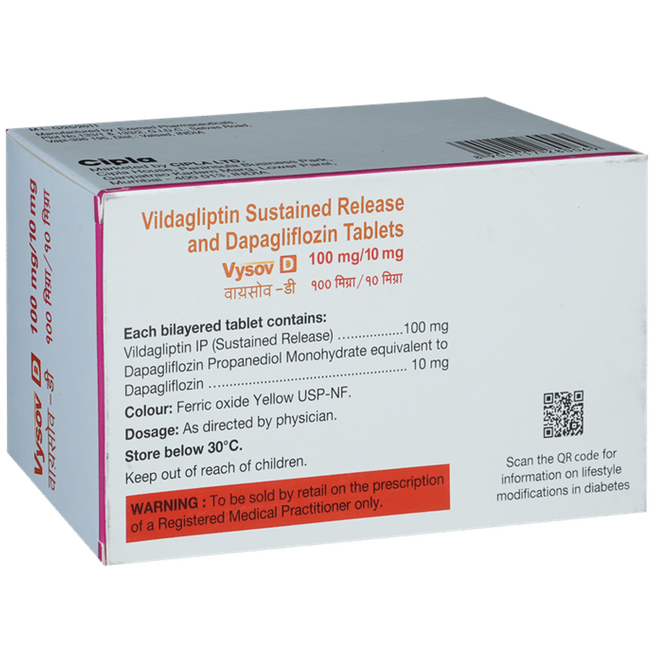 Vysov D 100mg/10mg Tablet SR