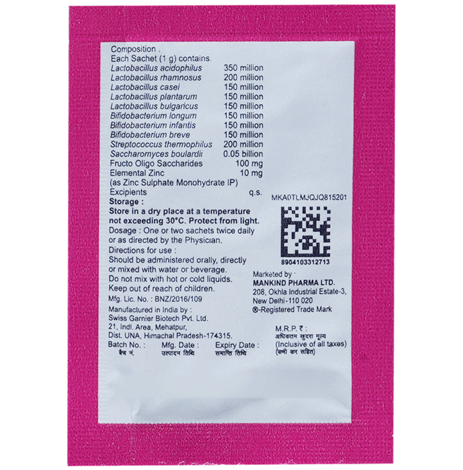 Flora ZN Orange Sachet