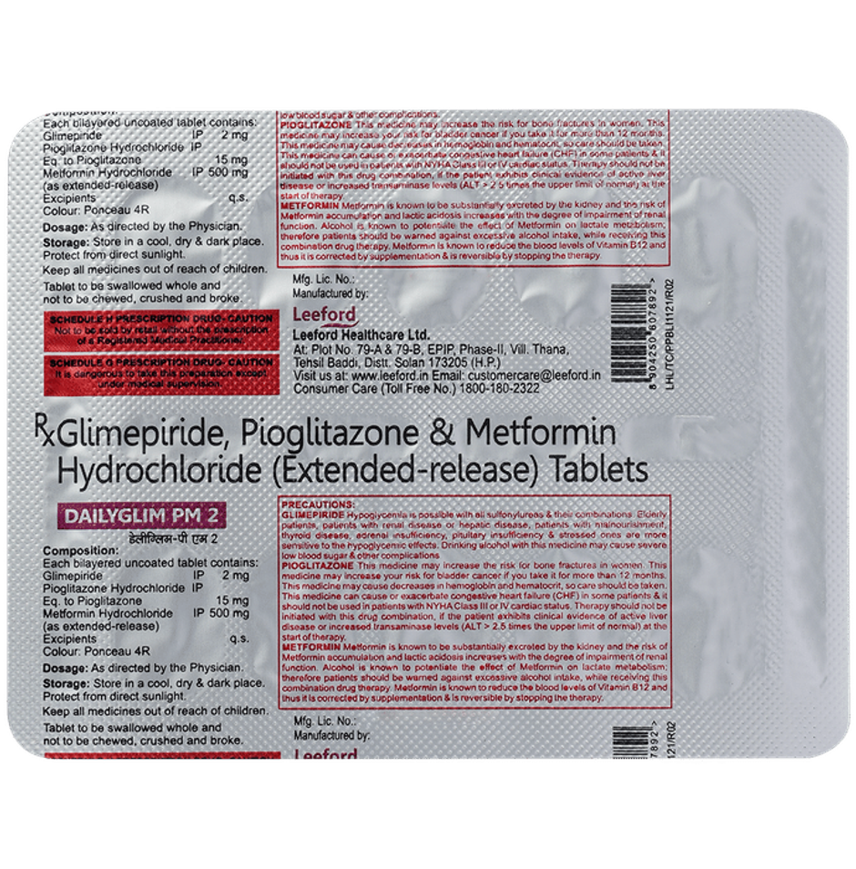 Dailyglim PM 2 Tablet ER