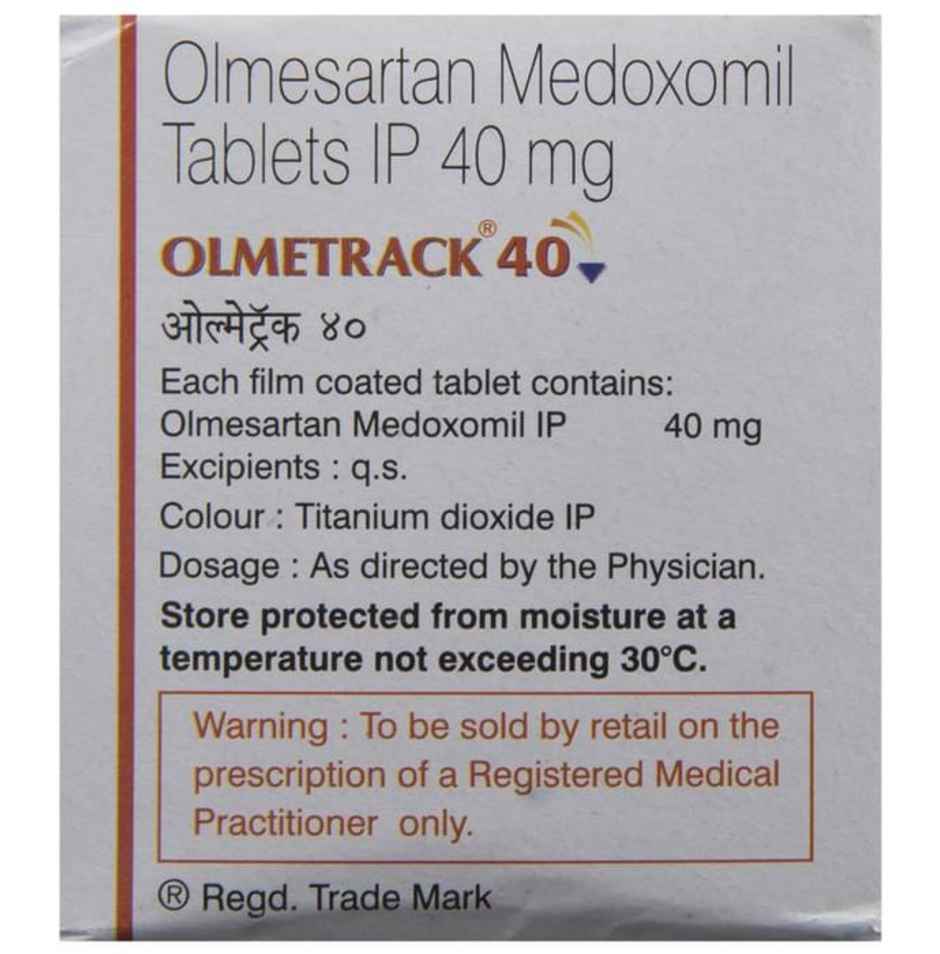 Olmetrack 40 Tablet