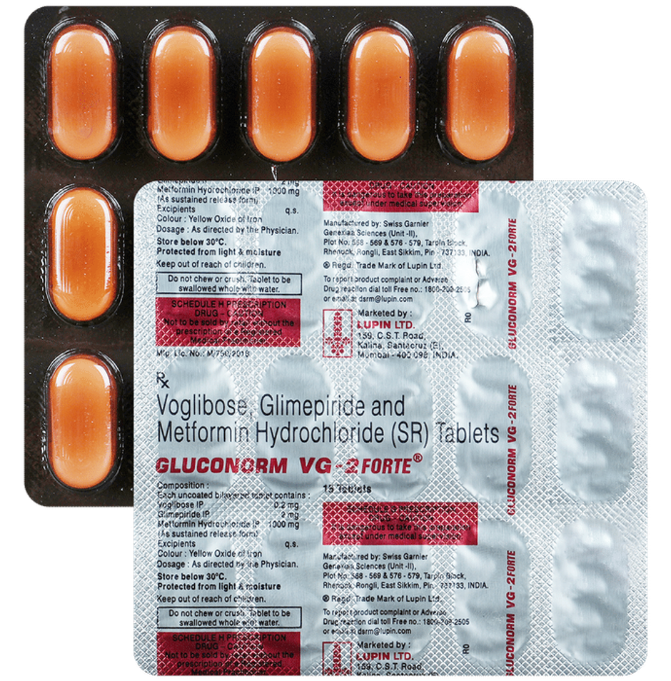 Gluconorm VG-2 Forte Tablet SR