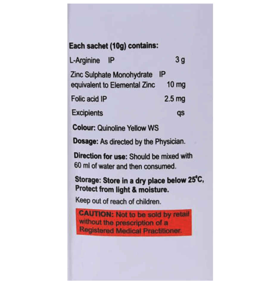 Zilargyn Orange Flavour Sugar Free Sachet