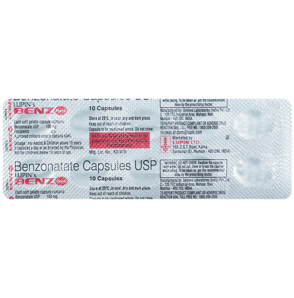 Lupin's Benz Pearls Soft Gelatin Capsule