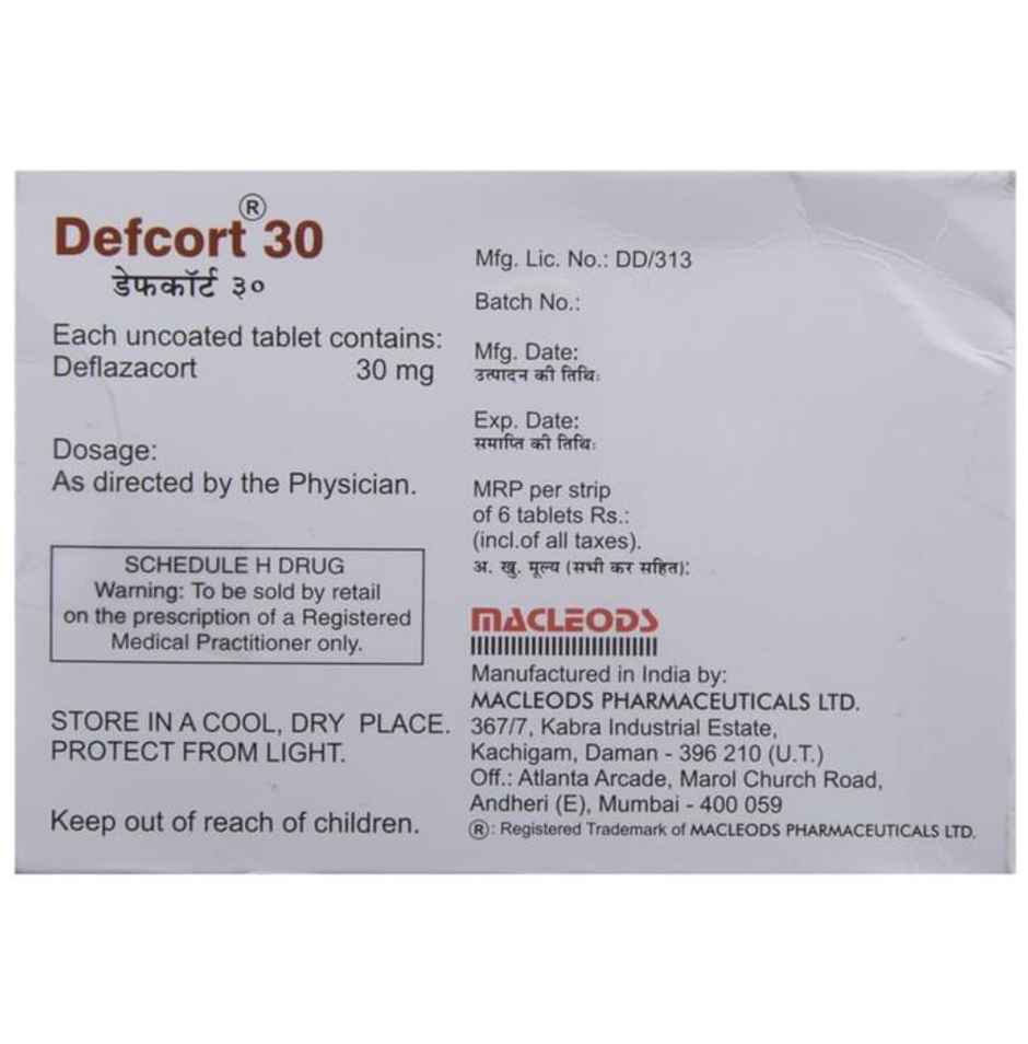 Defcort 30 Tablet