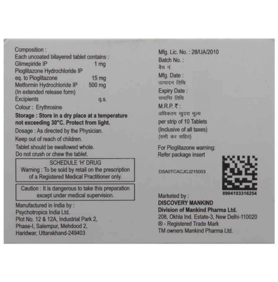 Glimestar-PM1 Tablet ER