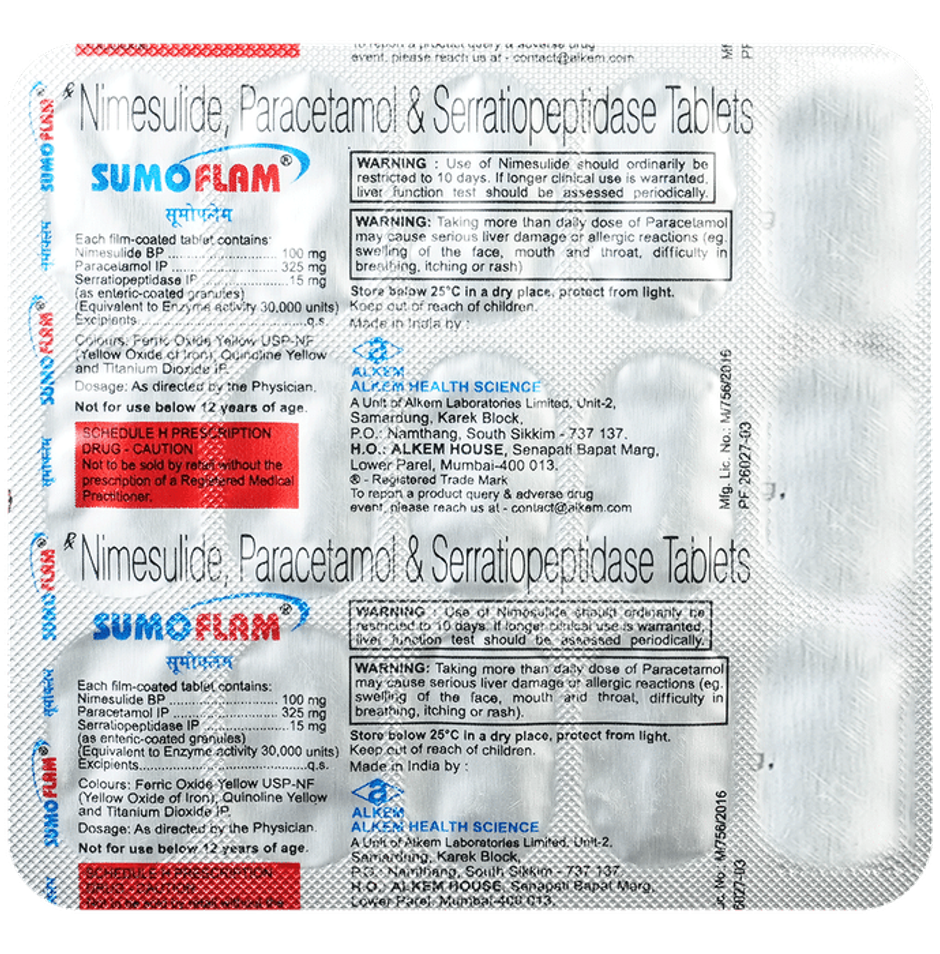 Sumoflam Tablet