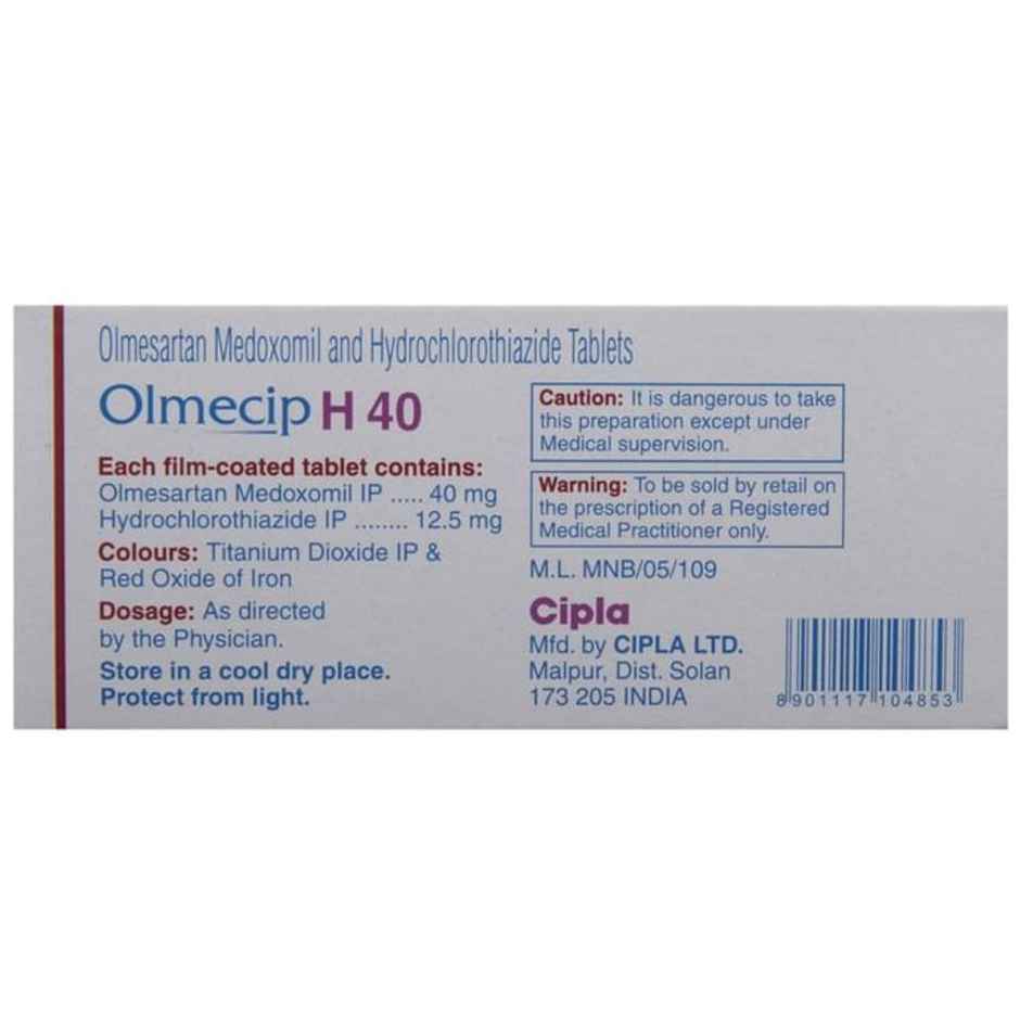 Olmecip H 40 Tablet