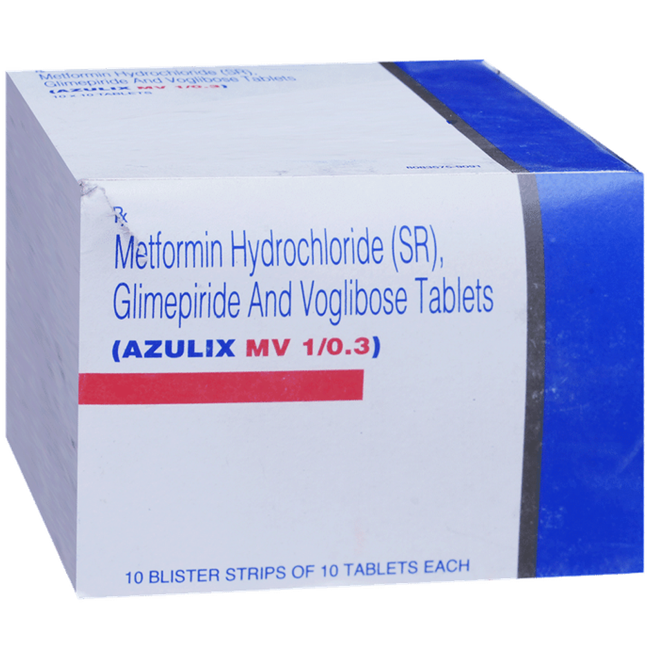 Azulix MV 1/0.3 Tablet SR