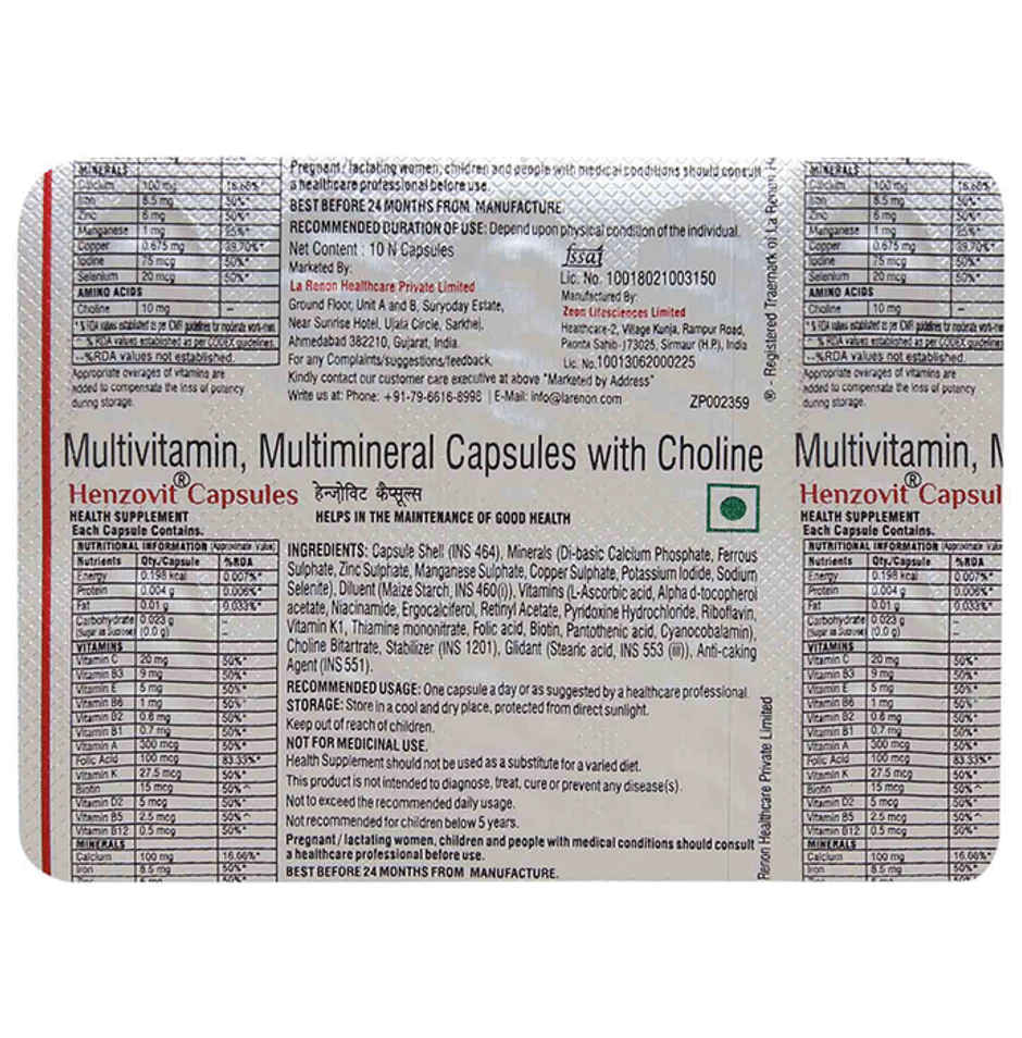 Henzovit Capsule