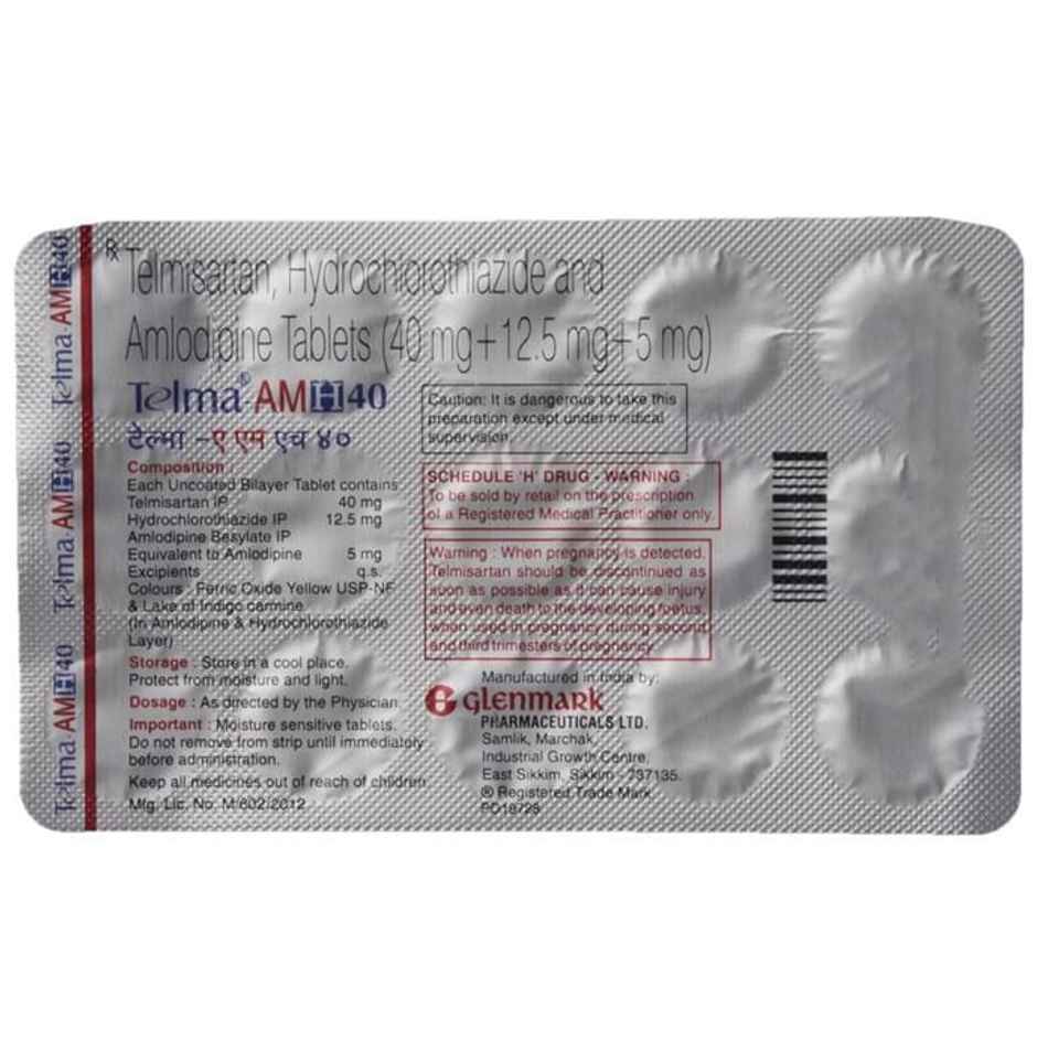 Telma AM H 40 Tablet