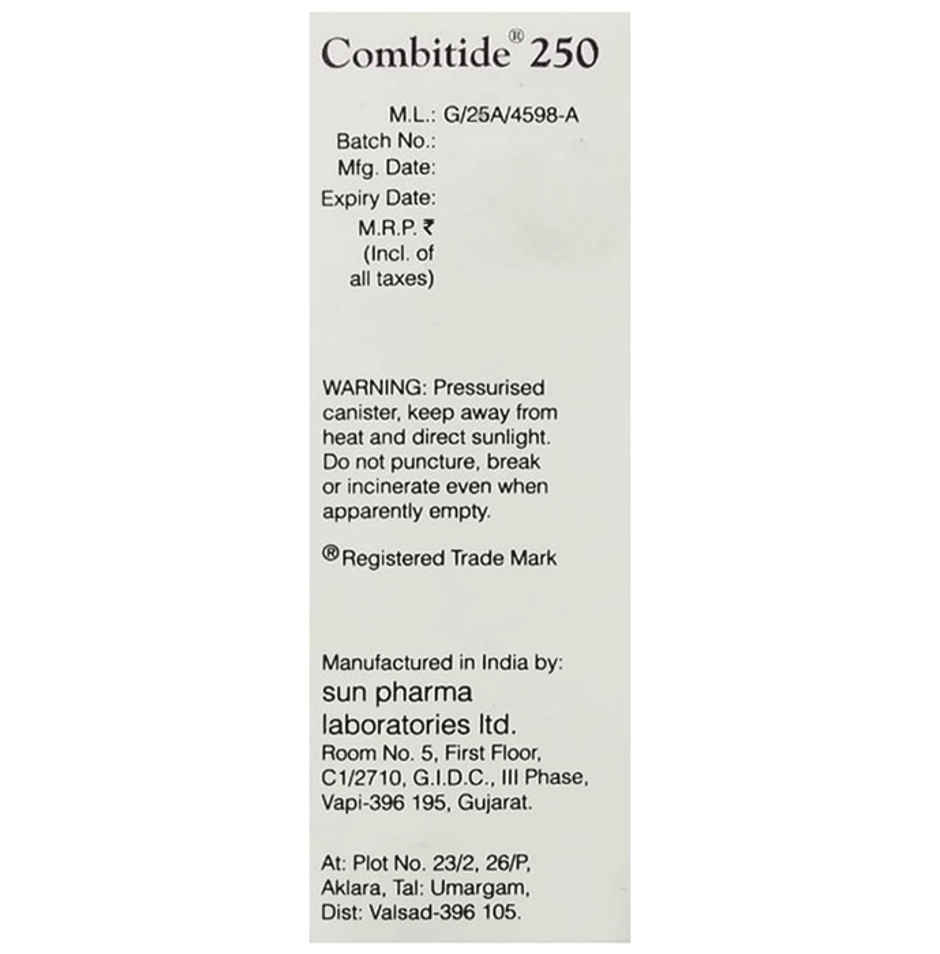 Combitide 250 Inhaler