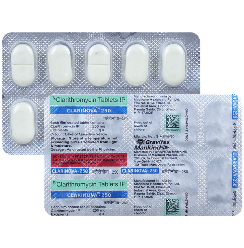 Clarinova-250 Tablet