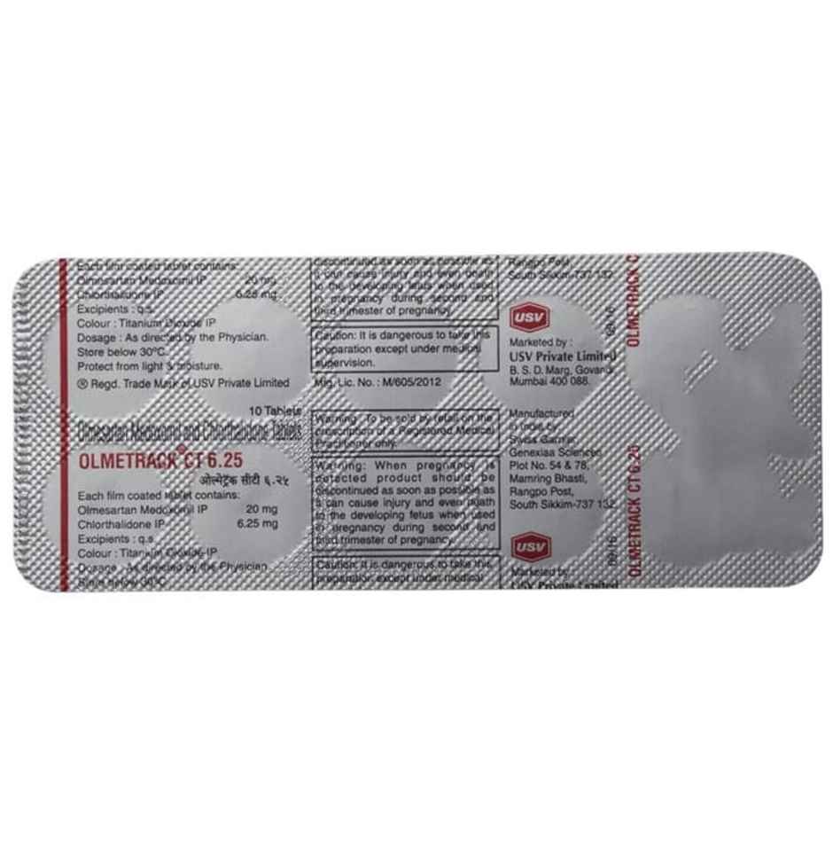 Olmetrack CT 6.25 Tablet