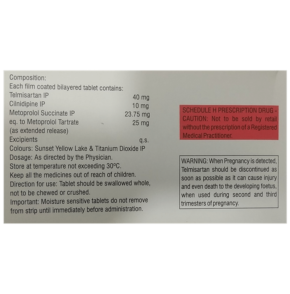 Metosartan LN 25 Tablet ER