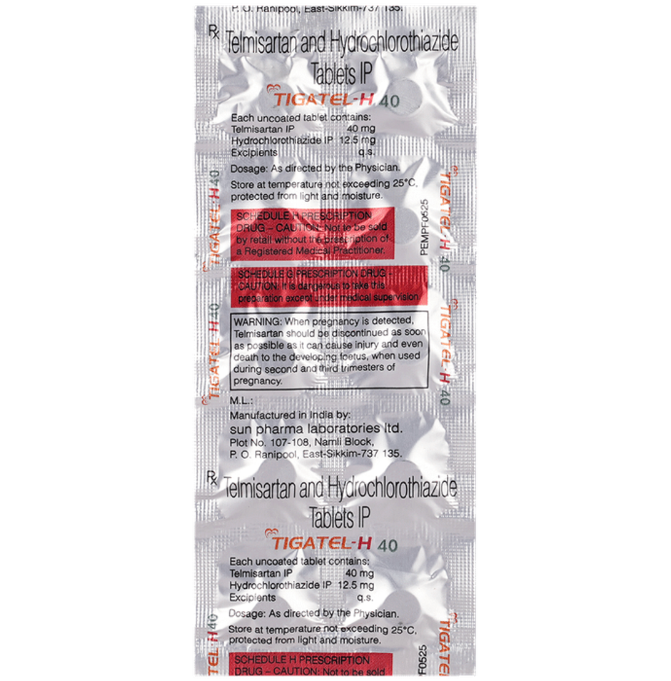 Tigatel-H 40 Tablet