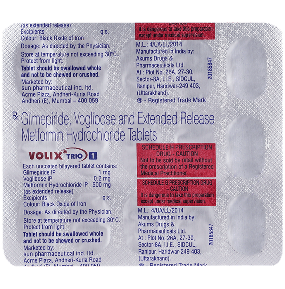 Volix Trio 1 Tablet ER