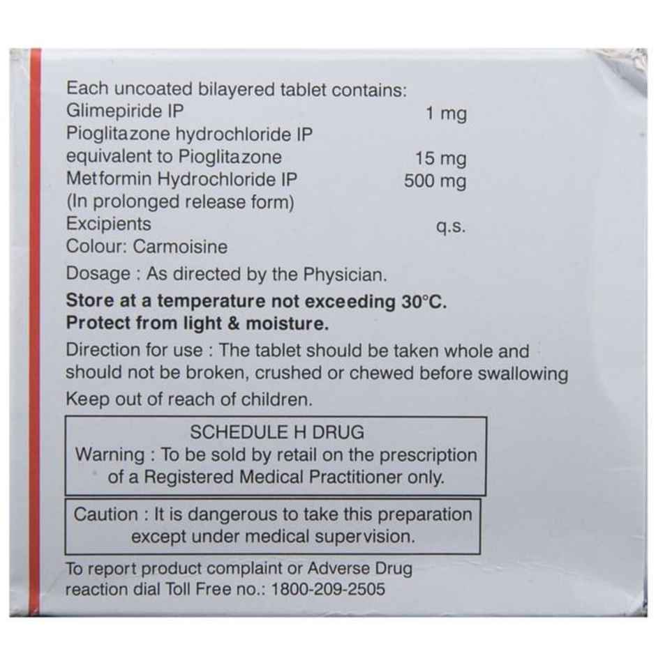 Gluconorm PG 1 Tablet PR