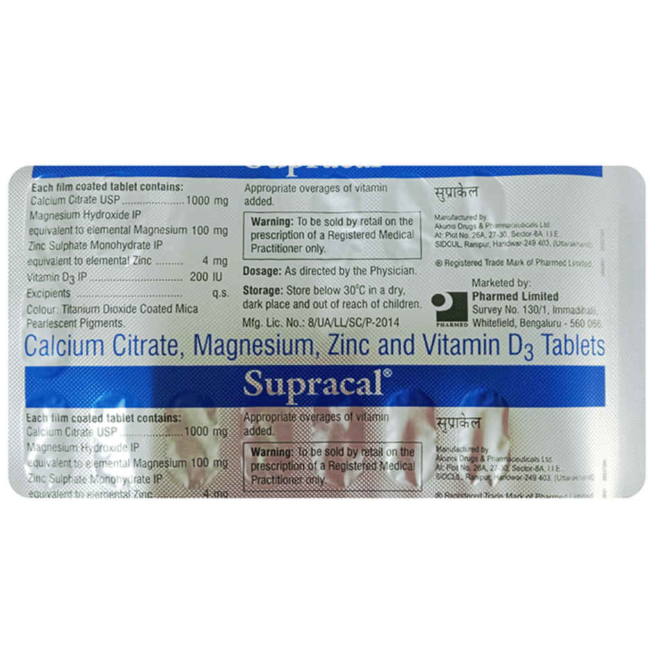 Supracal Vitamin D3 Tablet