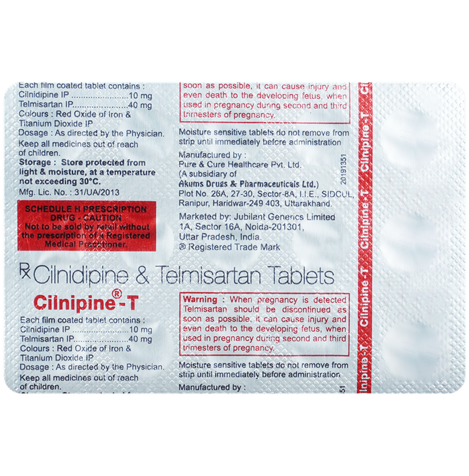 Cilnipine-T Tablet