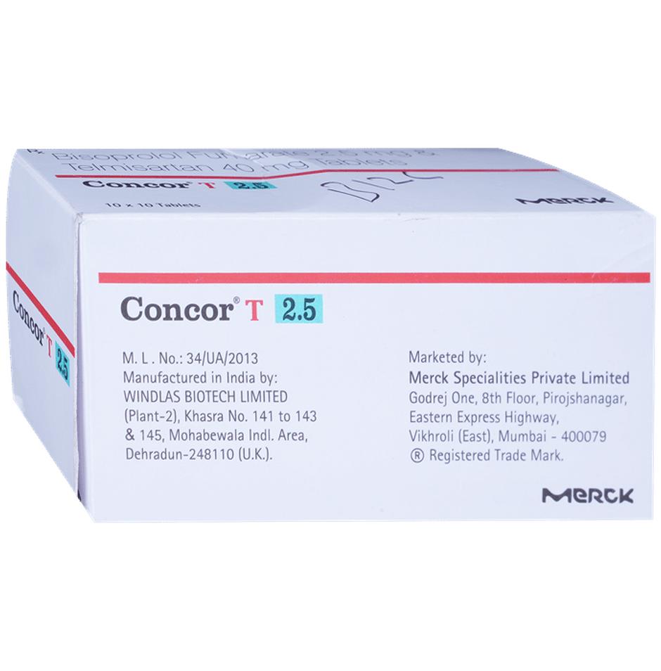 Concor T 2.5 Tablet
