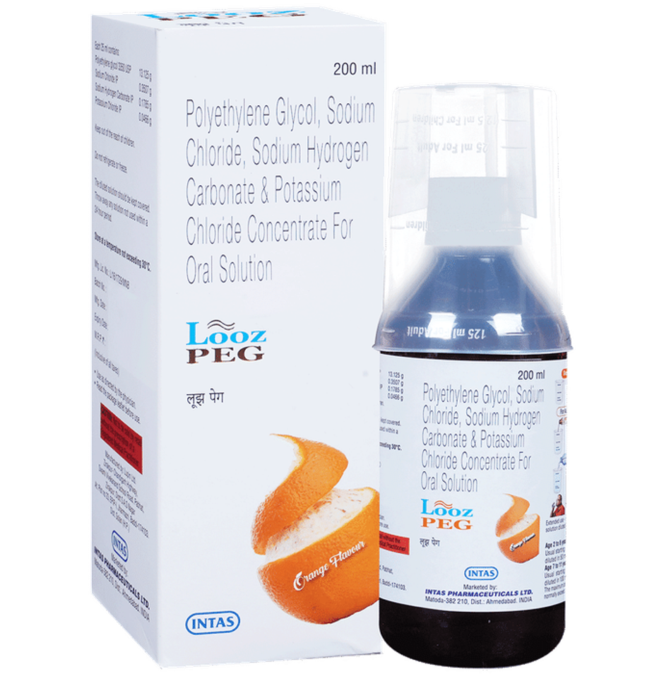 Looz Peg Orange Flavour Oral Solution