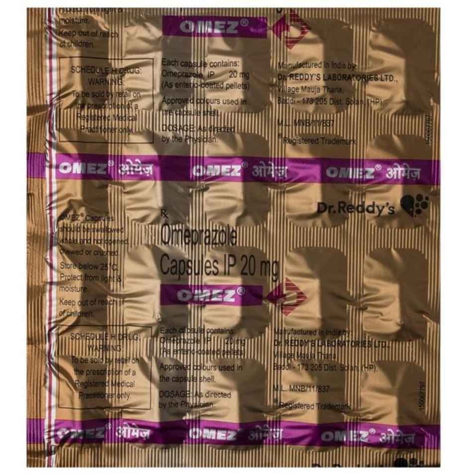 Omez 20mg Capsule