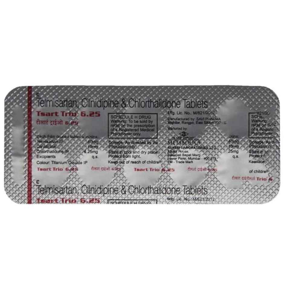 Tsart Trio 6.25 Tablet
