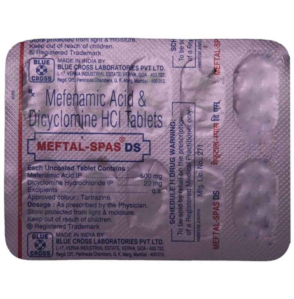 Meftal-Spas DS Tablet