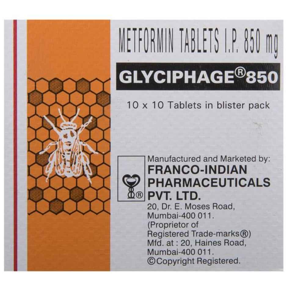 Glyciphage 850 Tablet