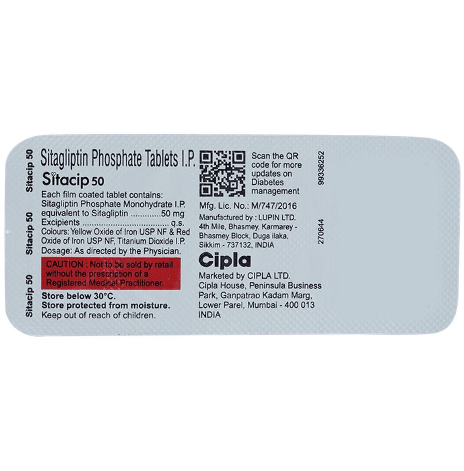 Sitacip 50 Tablet