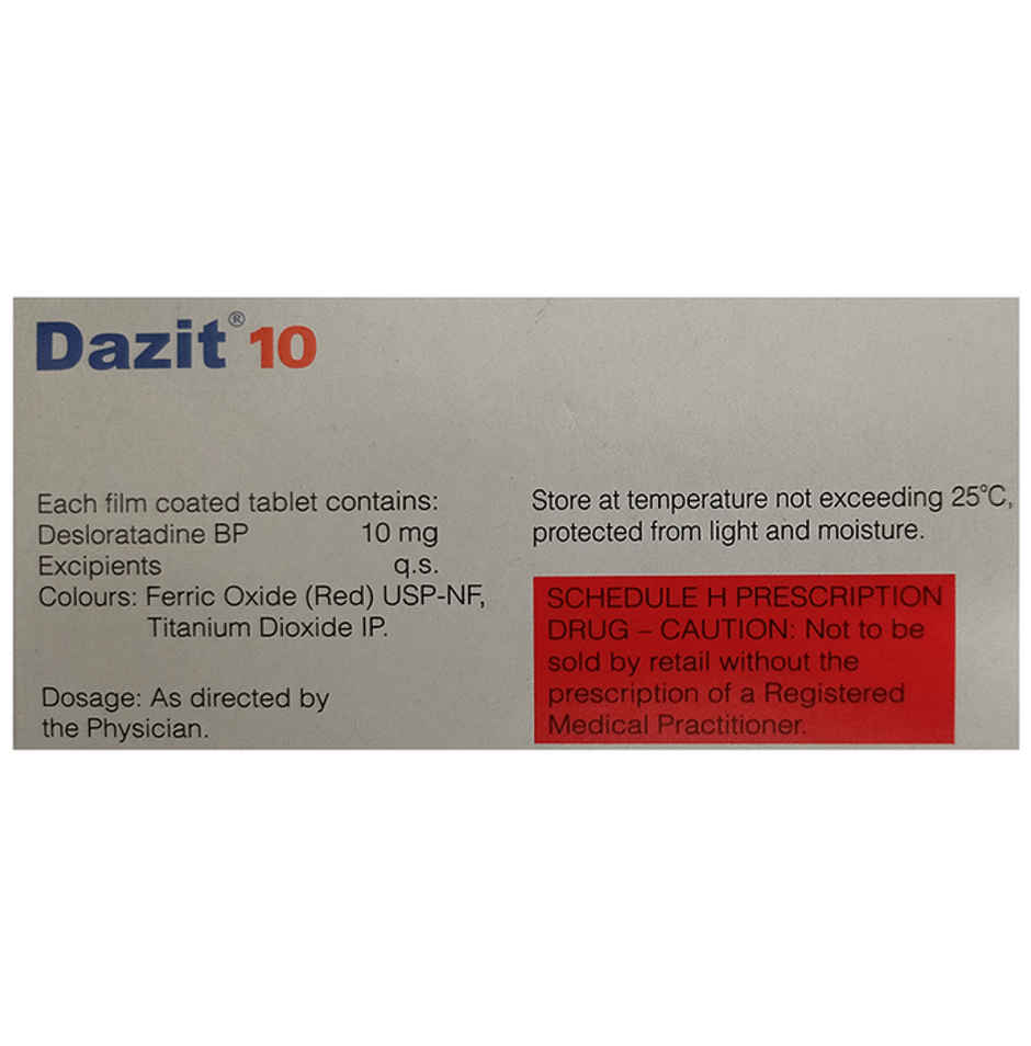 Dazit 10 Tablet