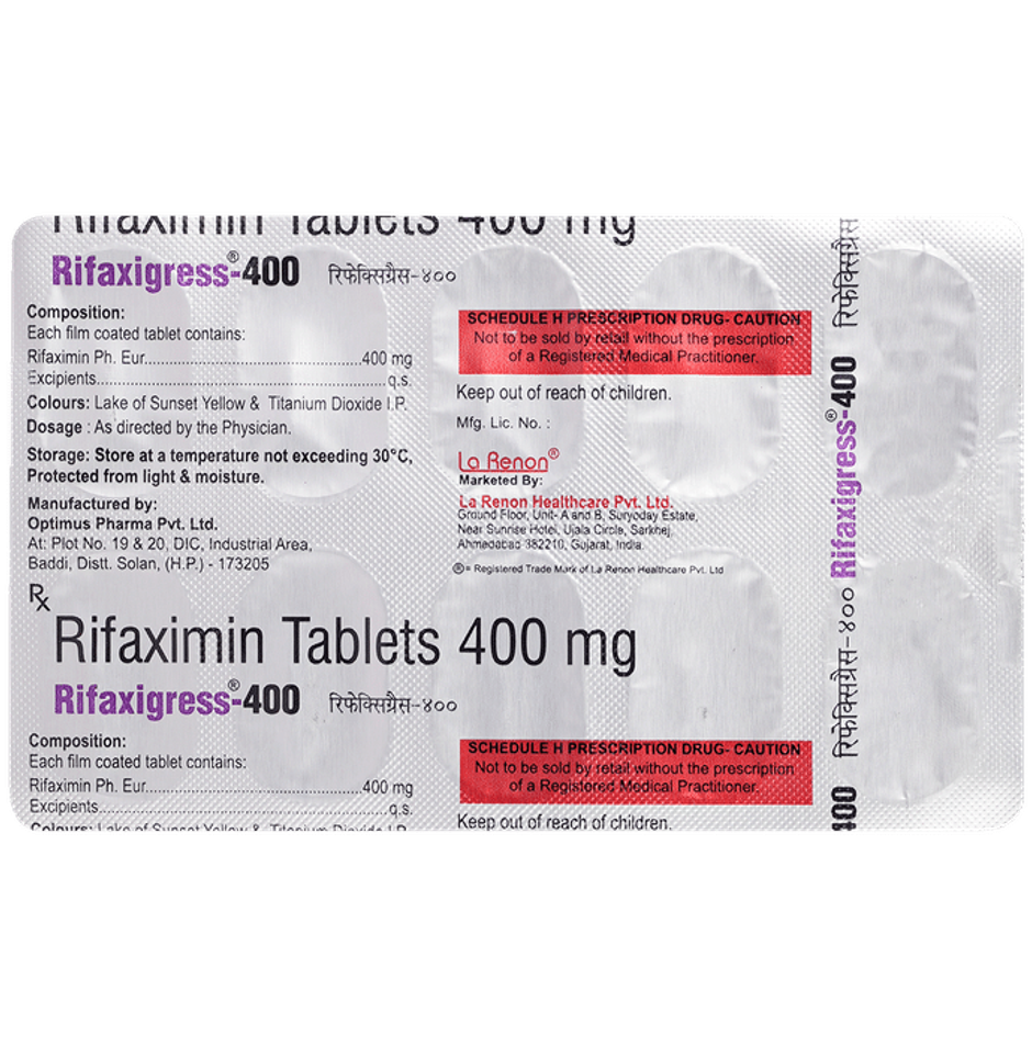Rifaxigress-400 Tablet