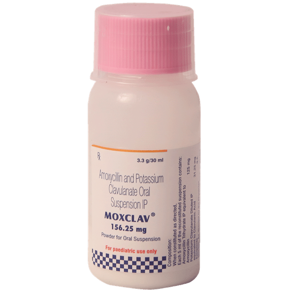 Moxclav 156.25mg Powder for Oral Suspension
