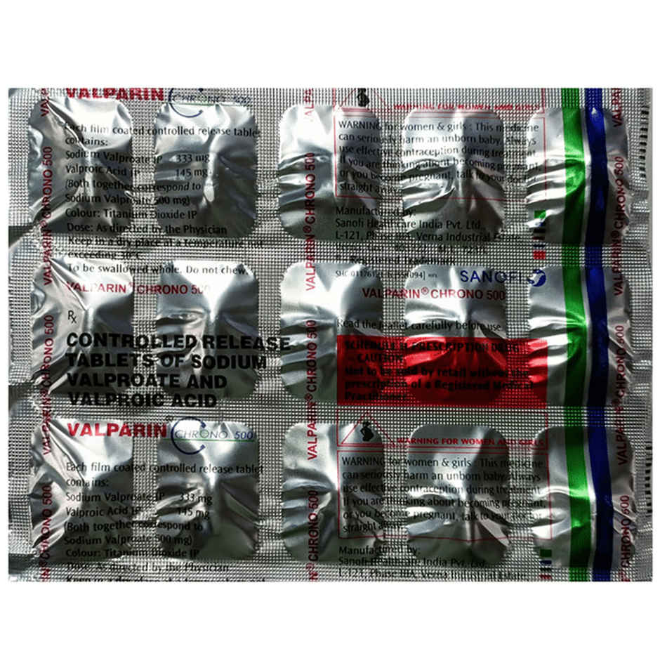 Valparin Chrono 500 Tablet CR