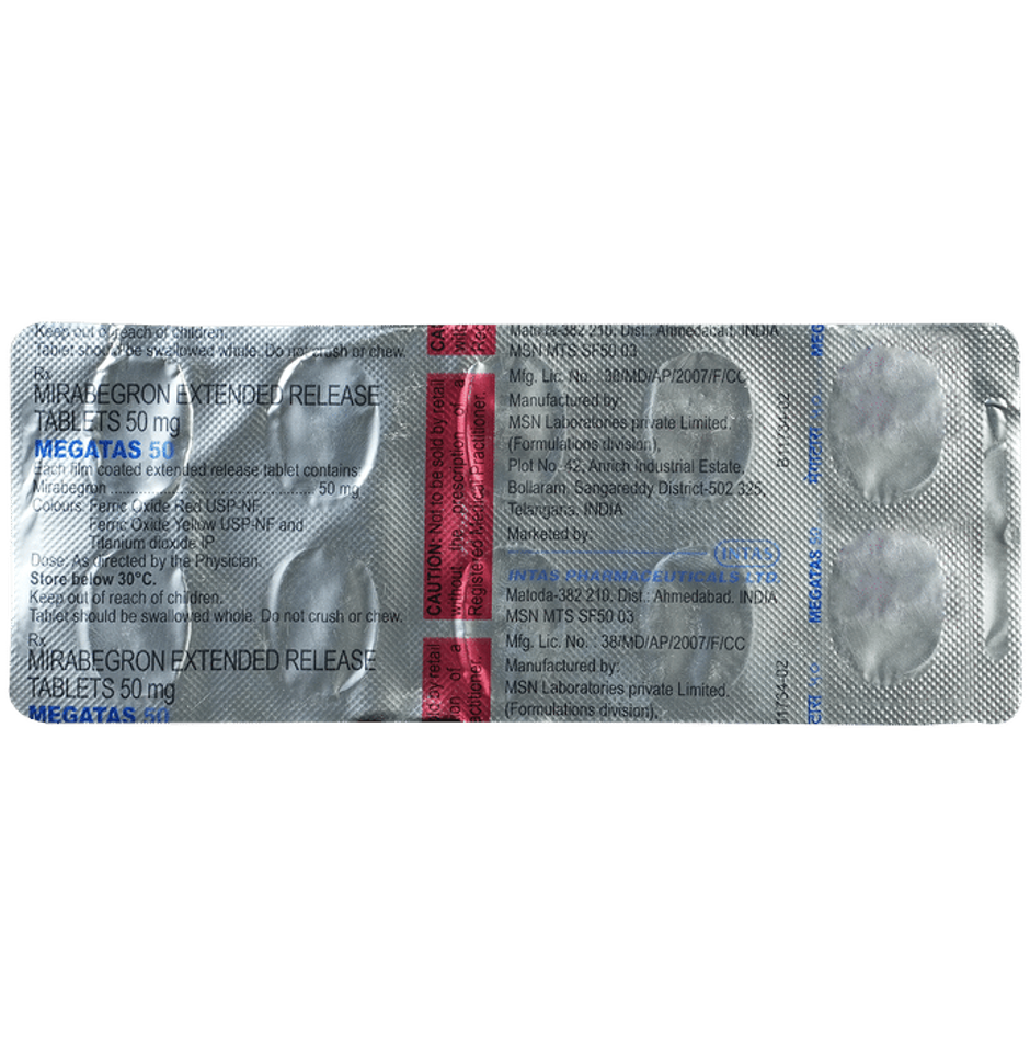 Megatas 50 Tablet ER