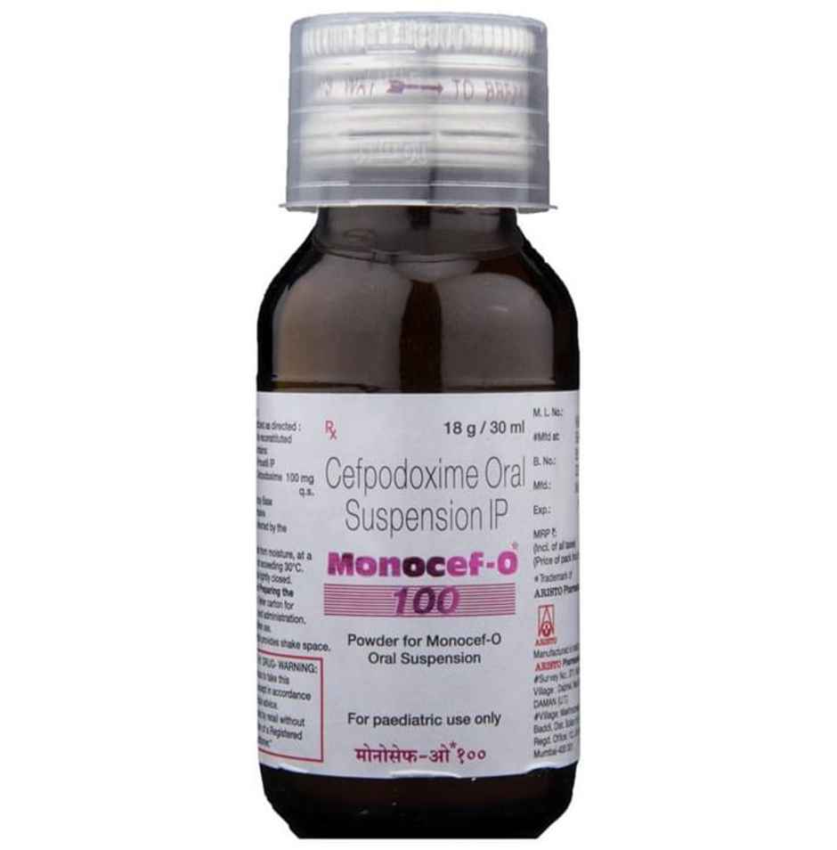 Monocef-O 100 Powder for Oral Suspension