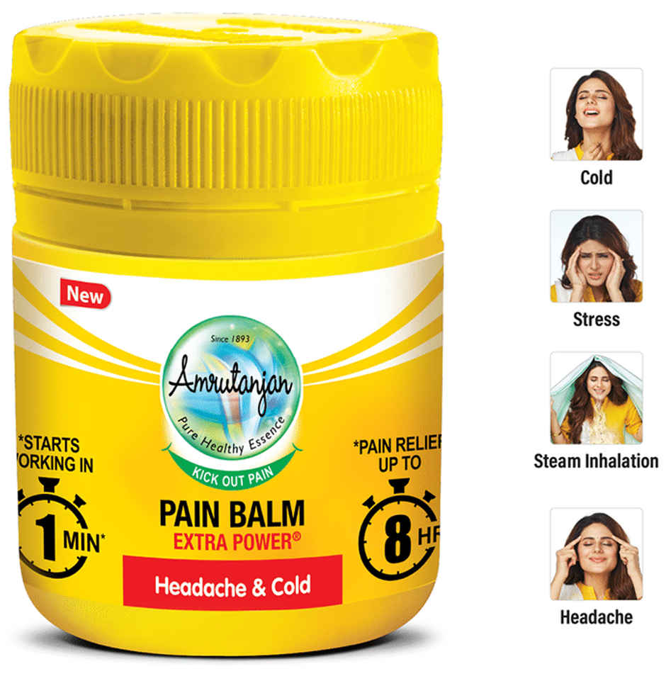 New Amrutanjan Extra Power Pain Balm