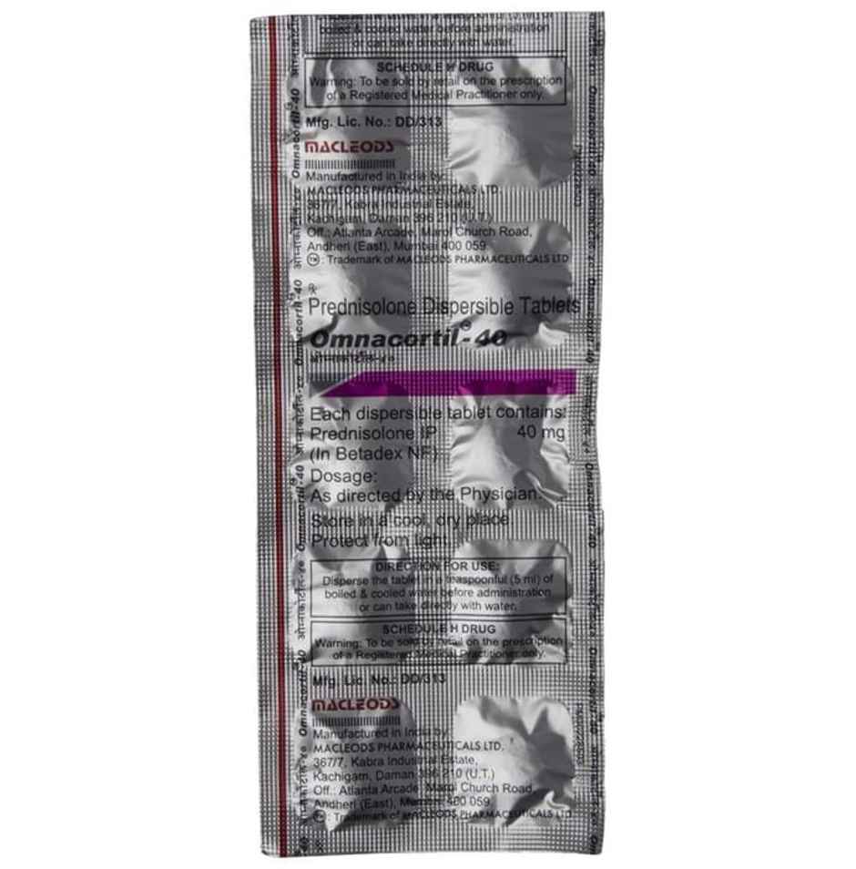Omnacortil-40 Tablet DT