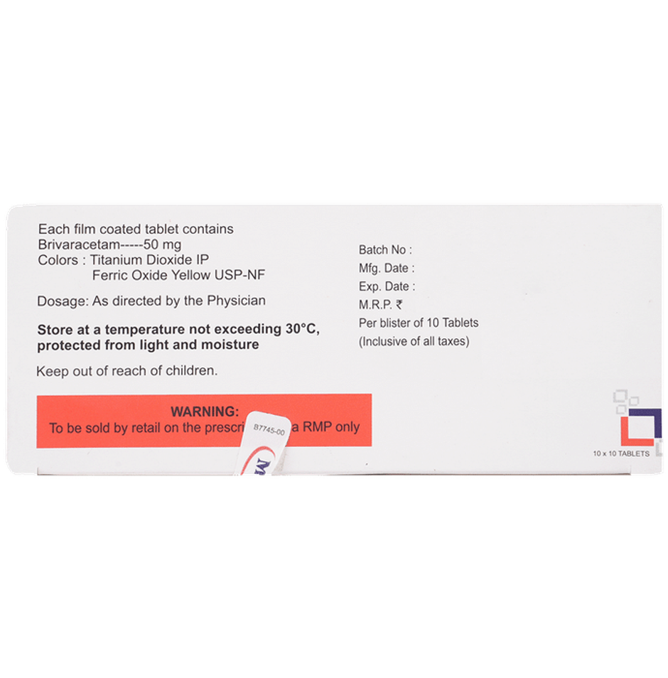 Brivanext 50 Tablet