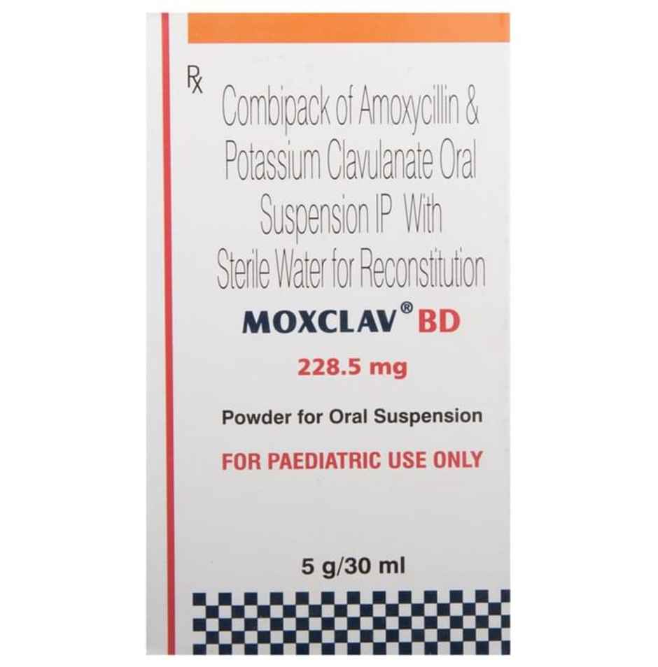 Moxclav BD 228.5mg Powder for Oral Suspension