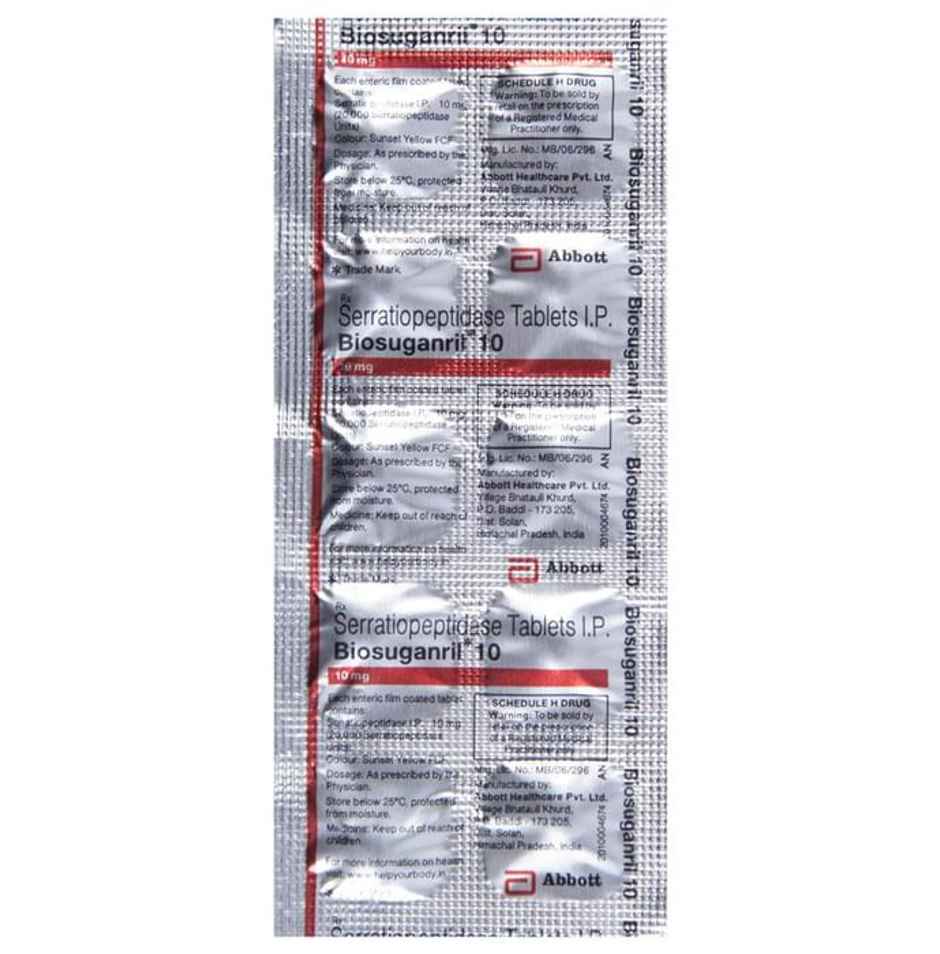 Biosuganril 10 Tablet