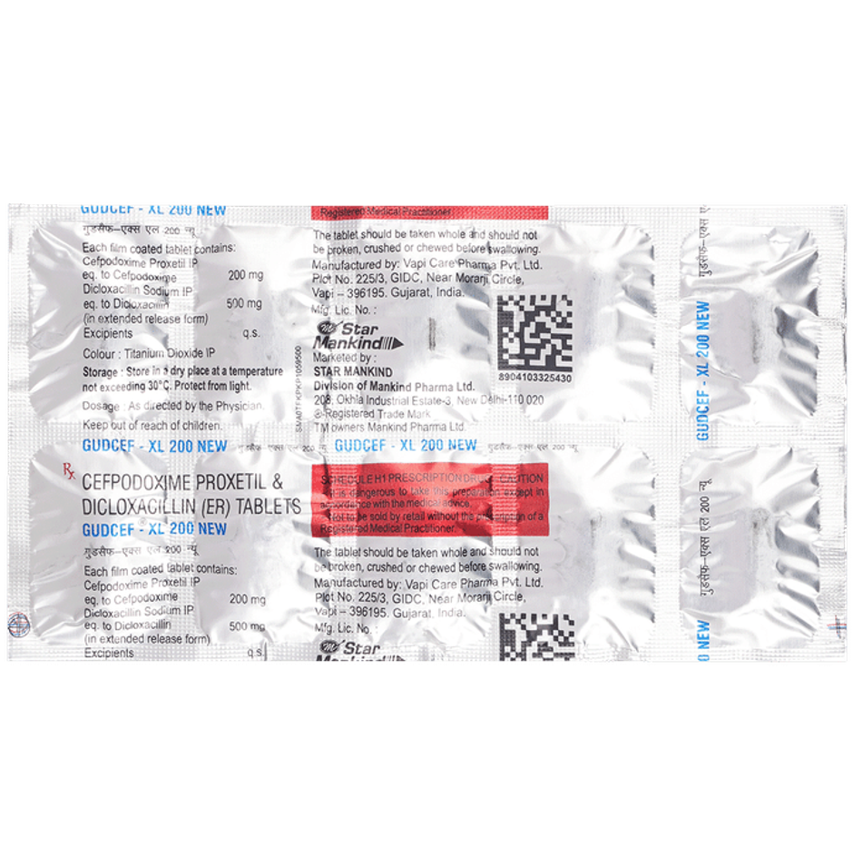 Gudcef-XL 200 New Tablet ER