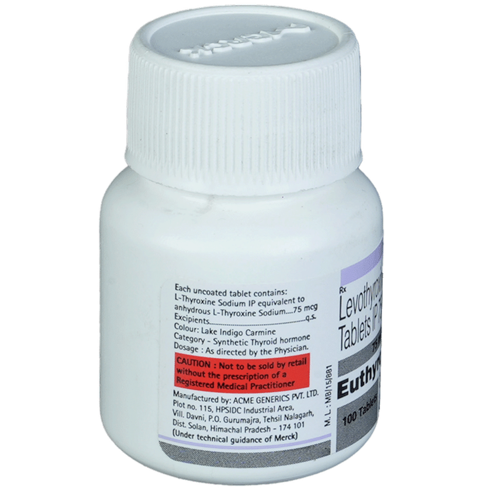 Euthyrox 75 Tablet