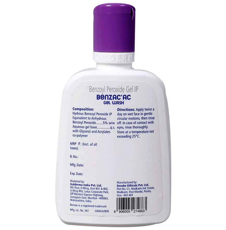 Benzac AC 5% Gel Wash 